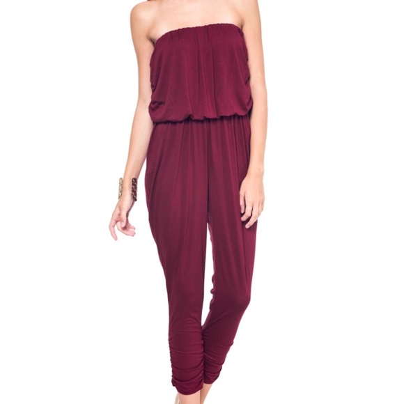 Bellino Clothing Other - Bellino Strapless Jumpsuit-1 Small & 1 med. left